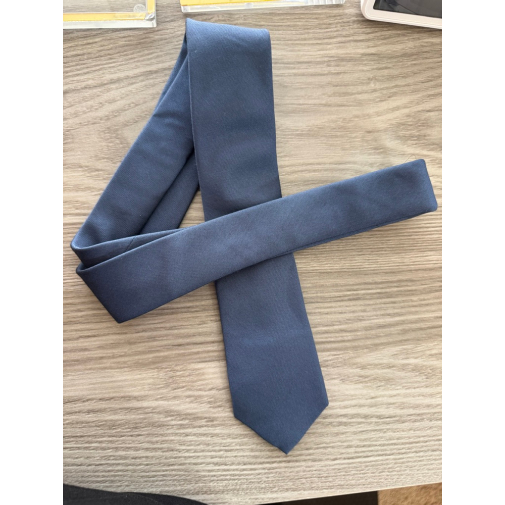Men's Birdy Grey Simon Necktie in Slate Blue, One Size